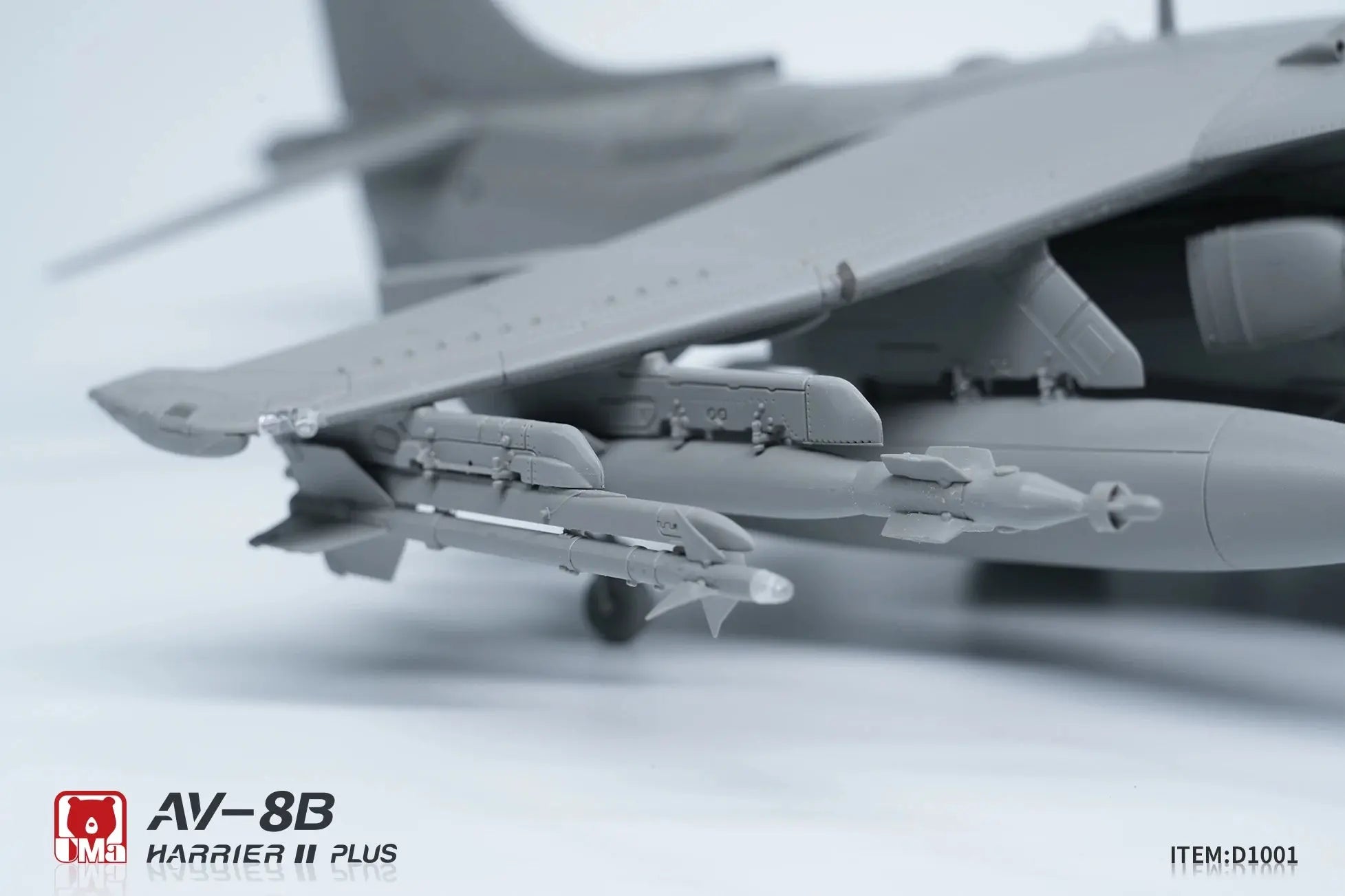 AV-8B Harrier II Plus Attack Aircraft Model Kit 1/48 Scale – USMC Military Jet DIY Assembly - Model to assemble