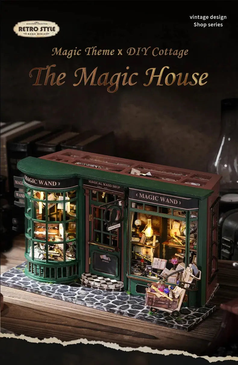 Magic Shop Dollhouse - Model to assemble