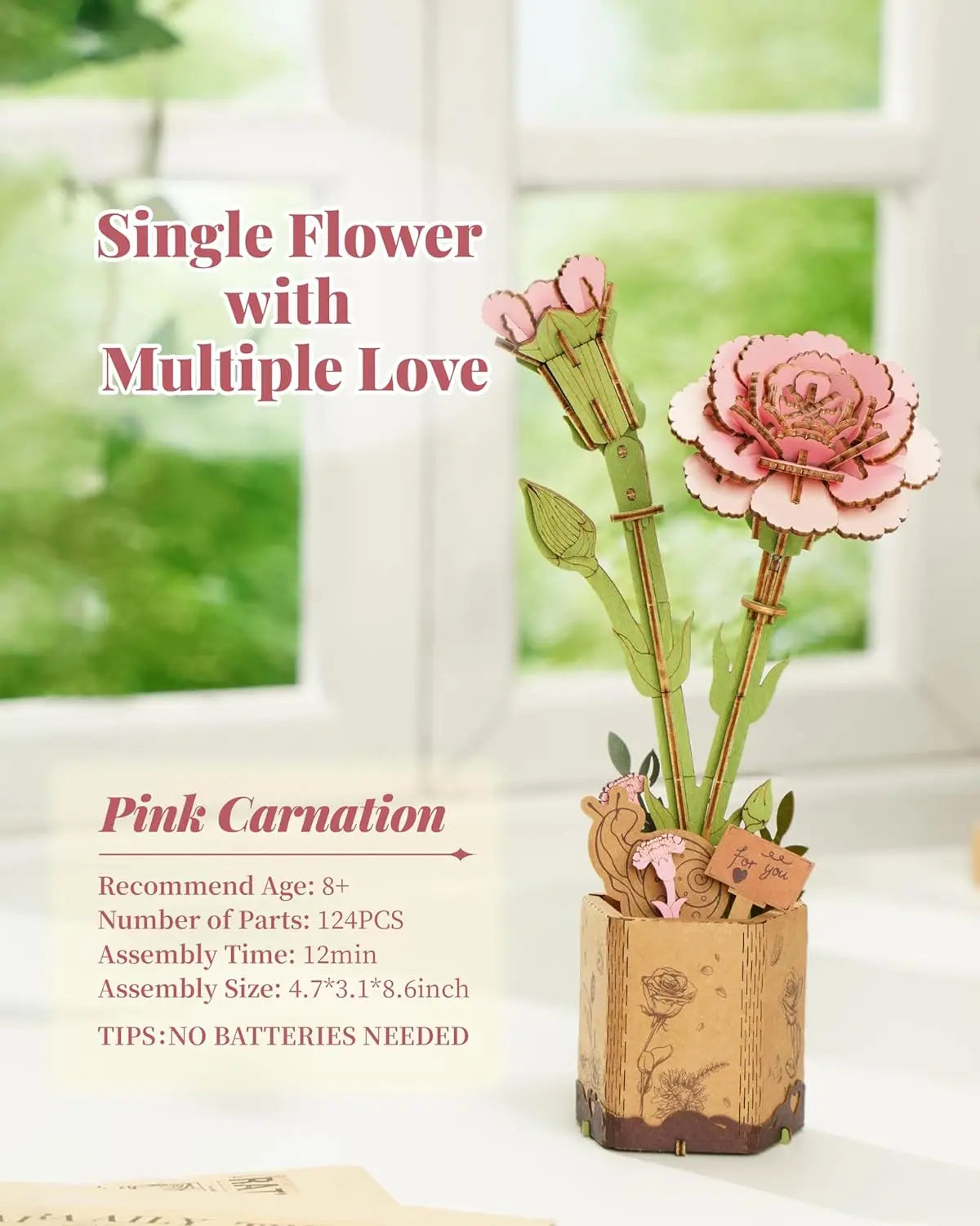 Flowers Bouquet - Model to assemble