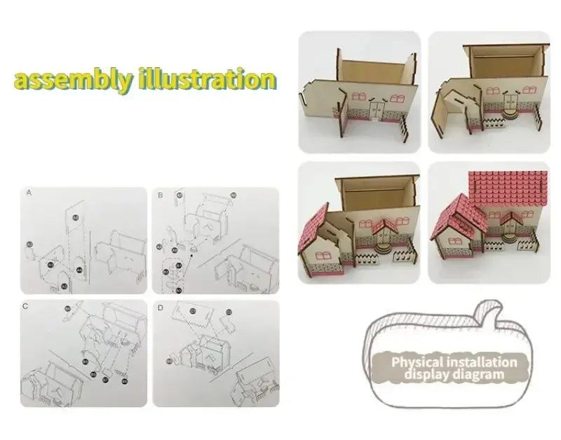 3D Jigsaw Puzzle Wooden Vehicle Kits - Model to assemble