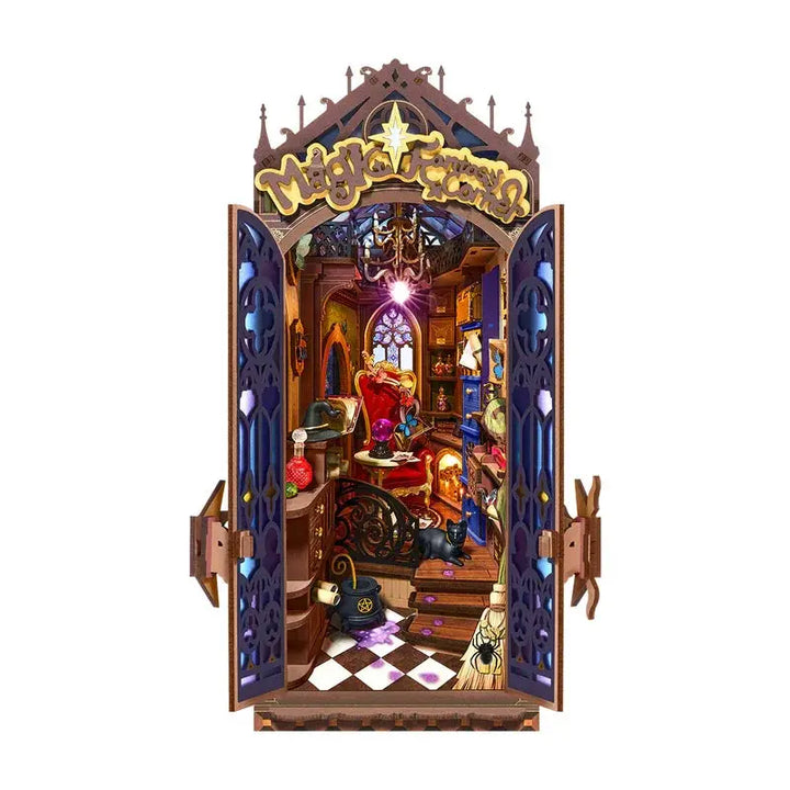 Doll House for Bookshelf - Model to assemble