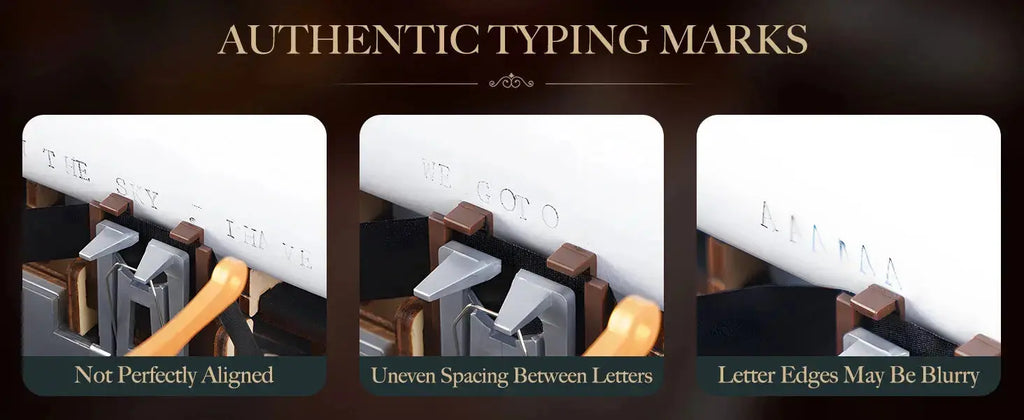 Mechanical Typewriter Wooden Model Kit - Model to assemble