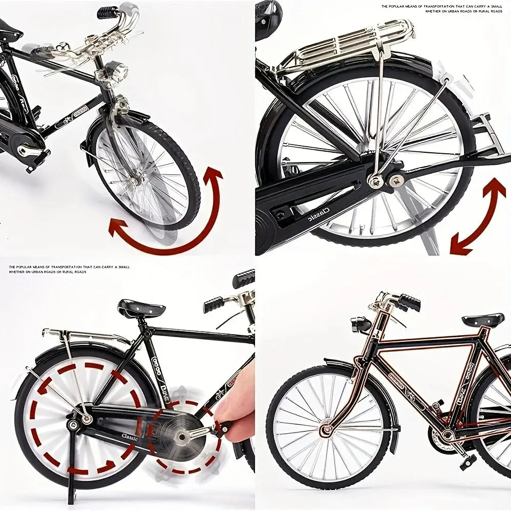 Retro Bicycle Metal Model Kit - Model to assemble