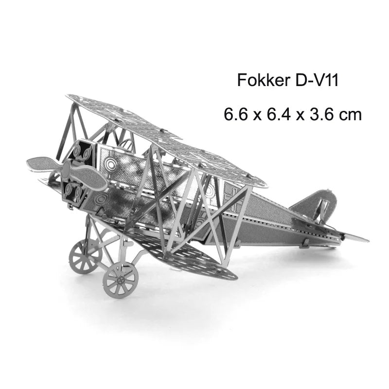 Metal Aircraft 3D Puzzle Model Kits DIY Model to assemble