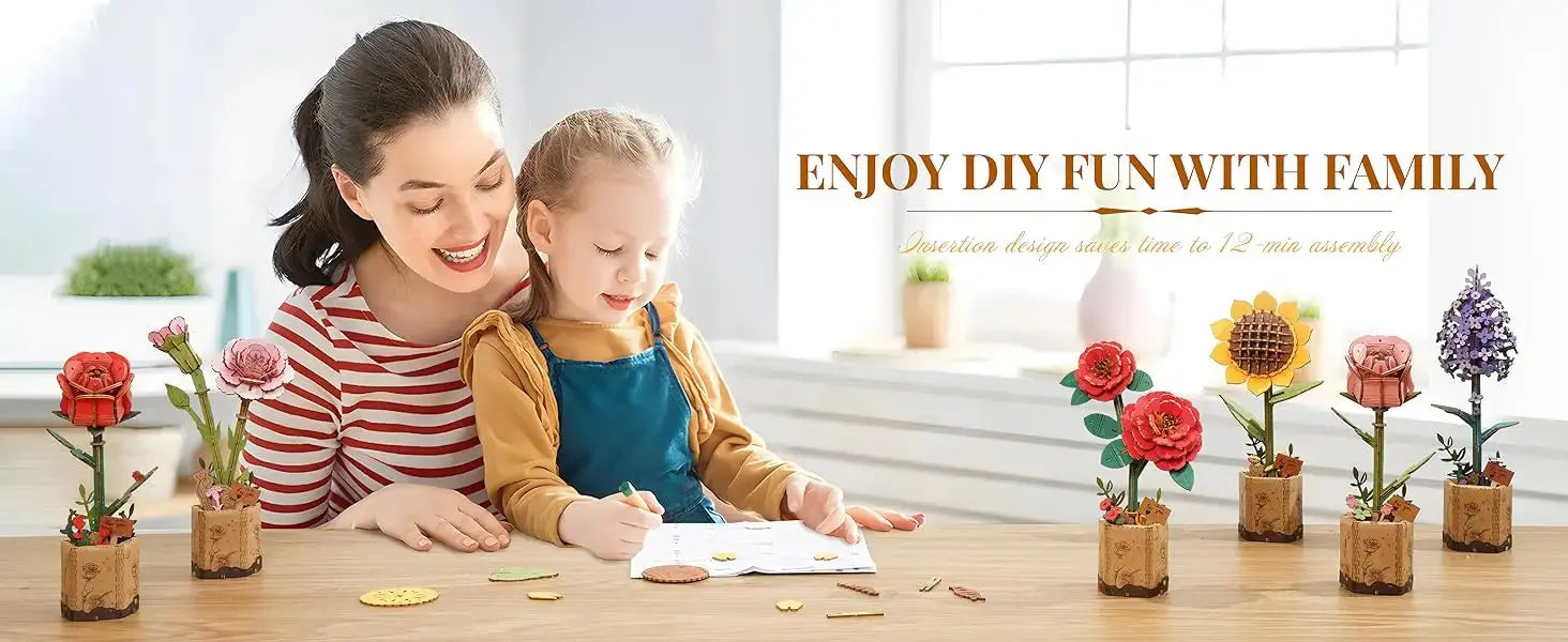 Flowers Bouquet - Model to assemble