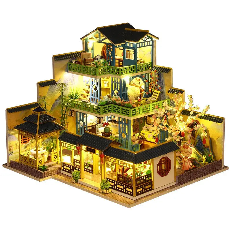 Traditional Chinese Villa DIY Dollhouse