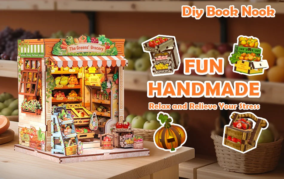 Japan Style Book Nook - Model to assemble