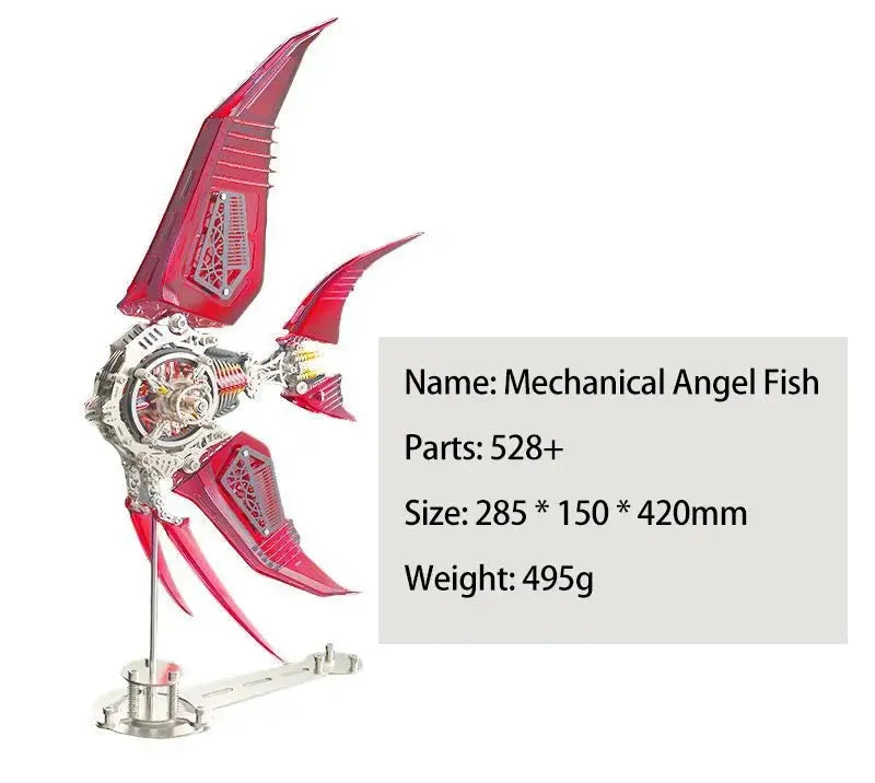 Metal Angel Fish Model Kit - Model to assemble