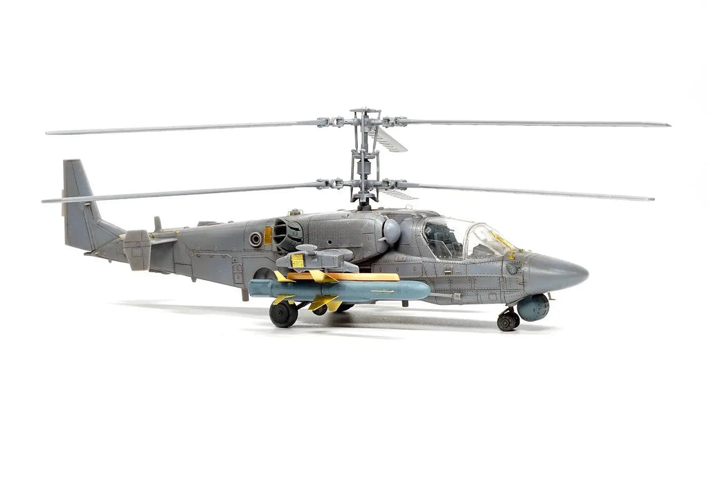 KA-52K Carrier-Based Helicopter Model Kit 1/72 Scale – Russian Military Unassembled Collectible - Model to assemble