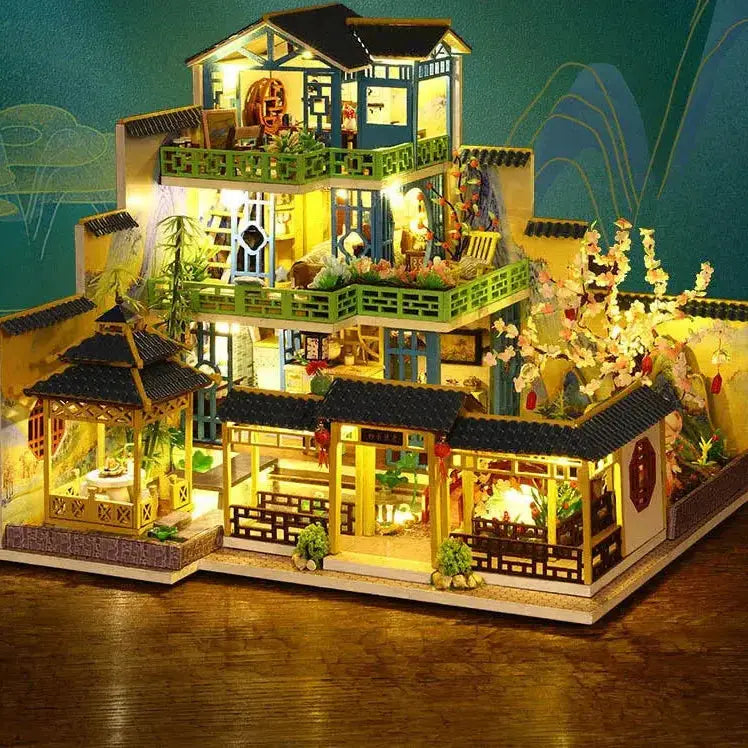 Traditional Chinese Villa DIY Dollhouse