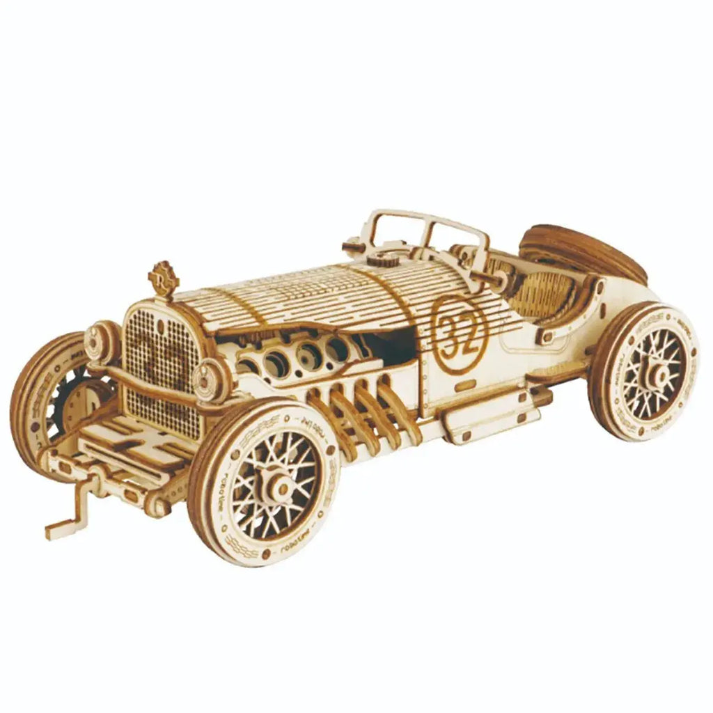 Vintage Car Wooden Puzzle DIY - Model to assemble
