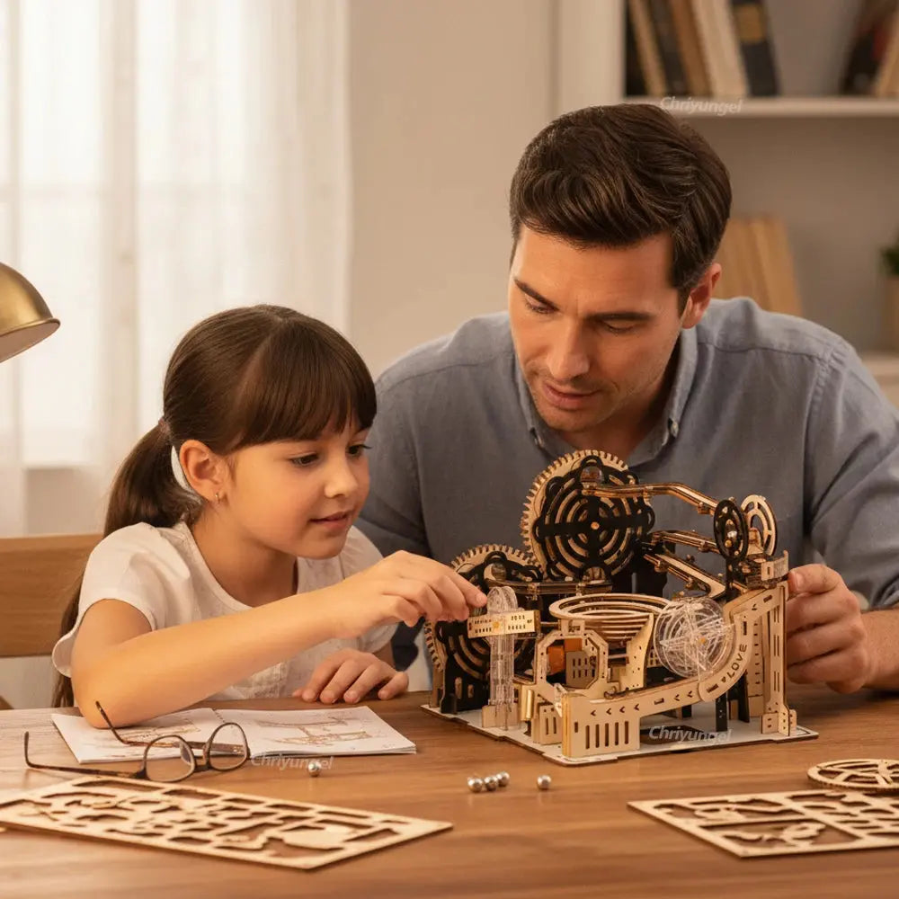 Rolling Ball Track Model Kits - Model to assemble
