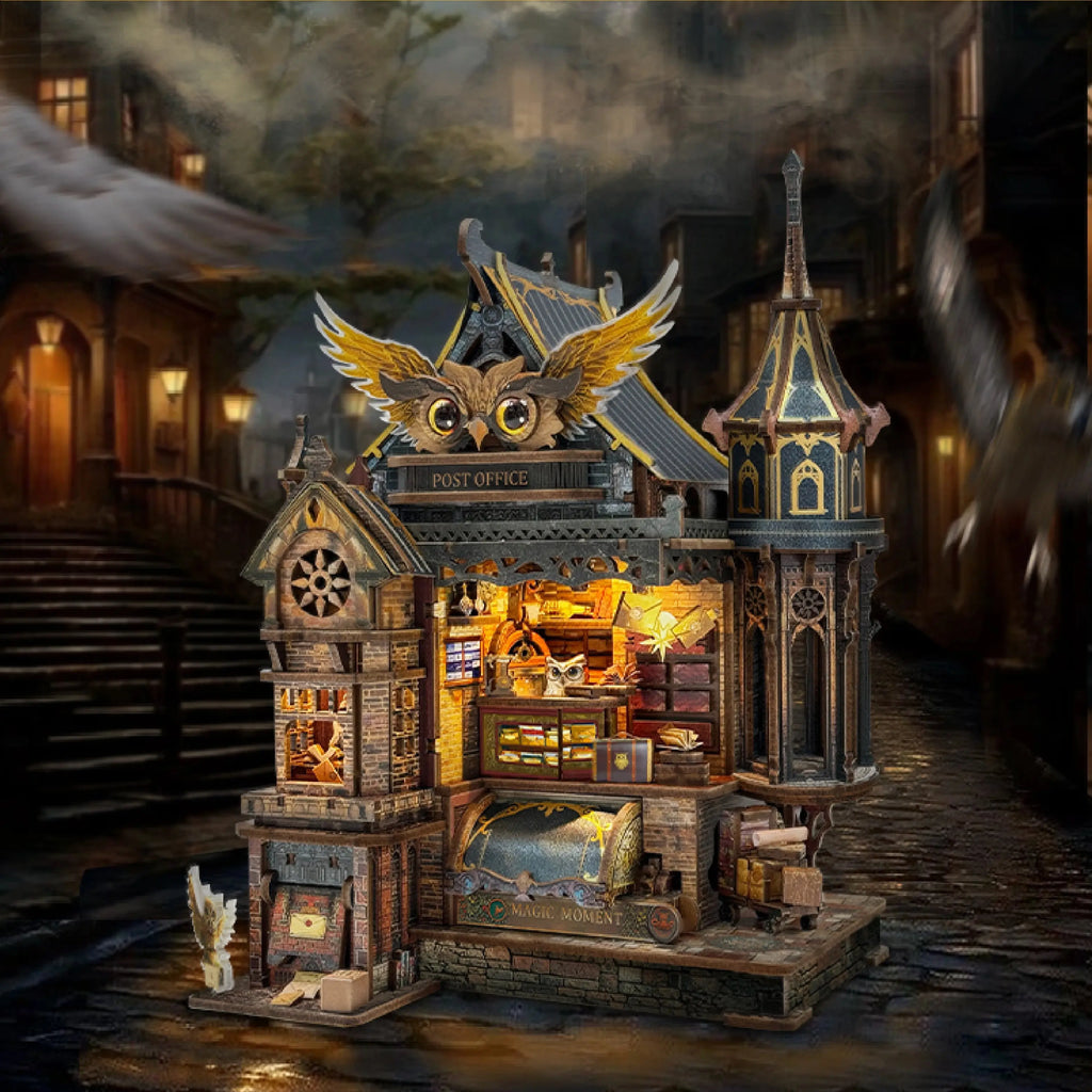 Owl Post Office DollHouse - Model to assemble