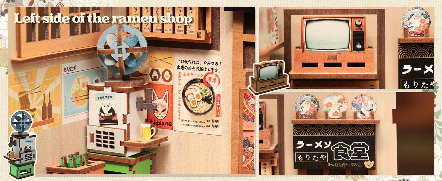 Japan Style Book Nook - Model to assemble