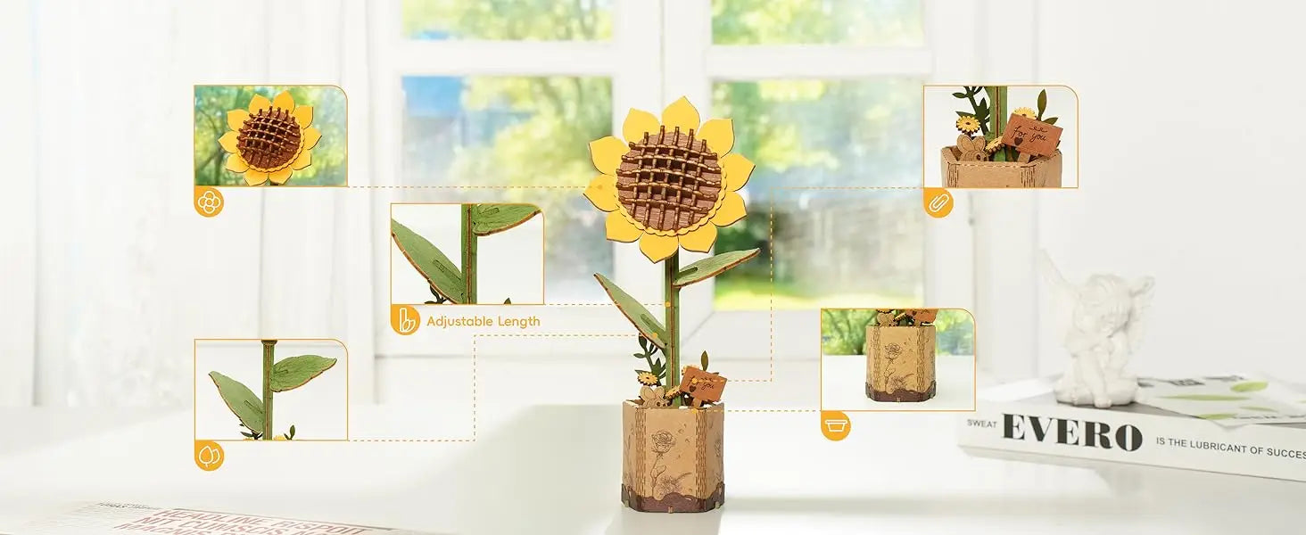 Flowers Bouquet - Model to assemble