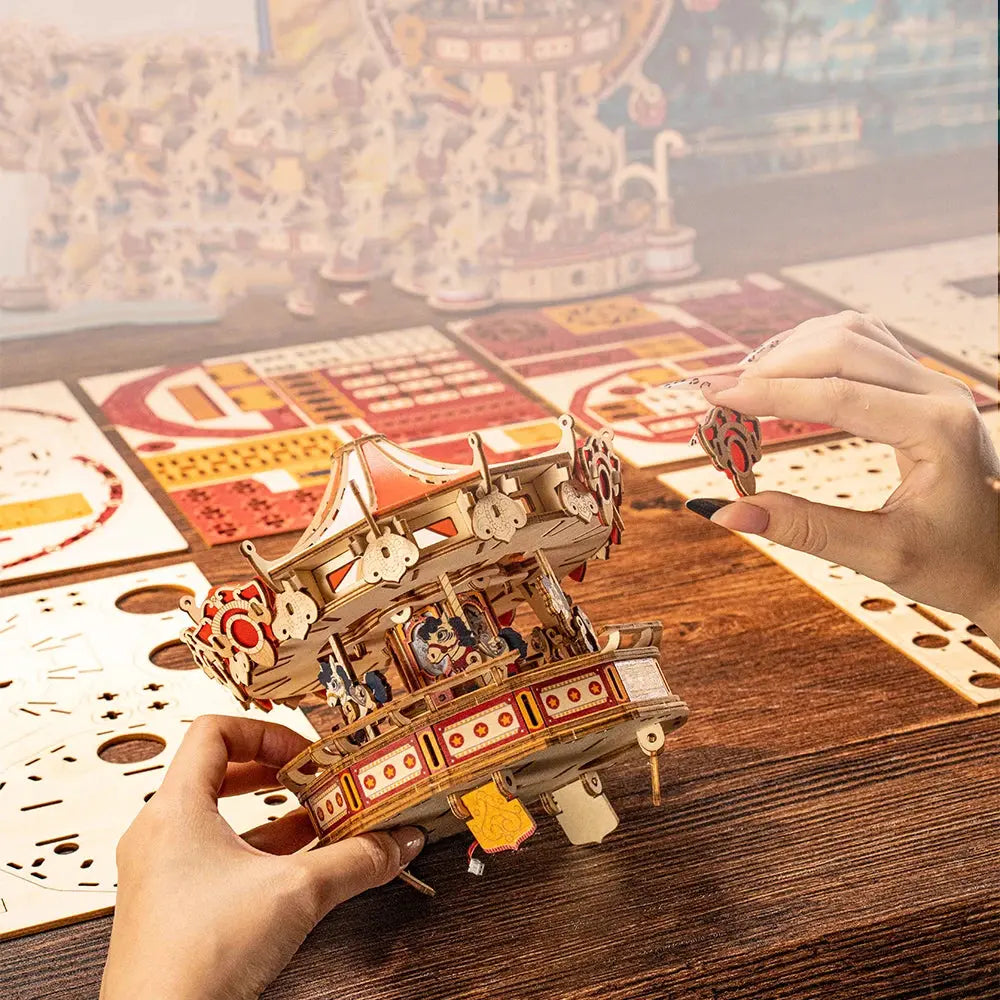 Wooden Playground Miniature Model - Model to assemble