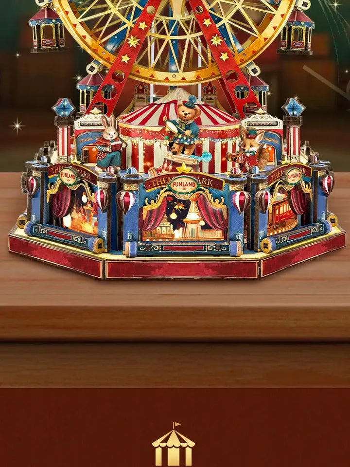 Century Ferris Wheel Music Box Doll Houses - Model to assemble