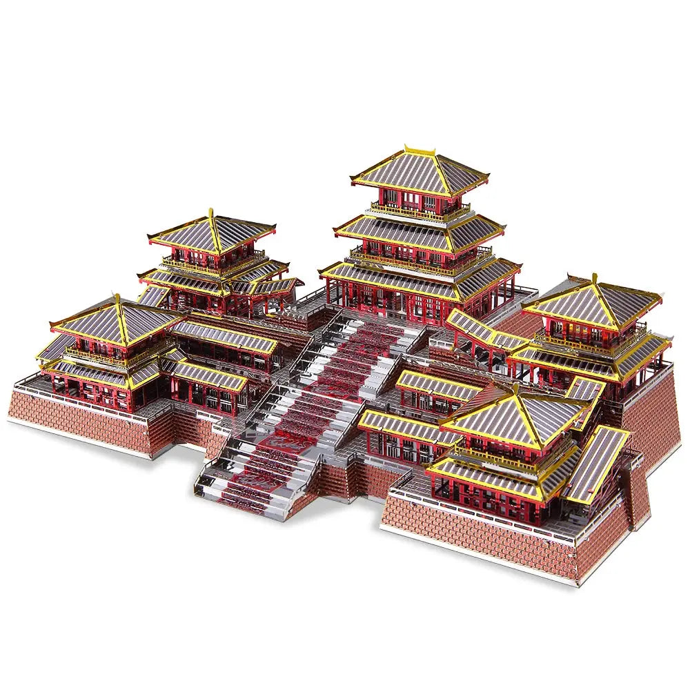 Chinese Buildings Metal Model to assemble
