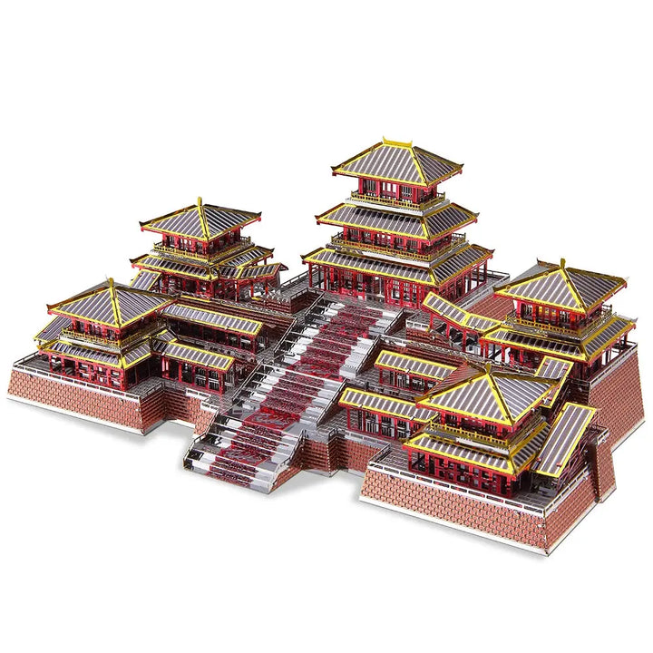 Chinese Buildings Metal Model to assemble