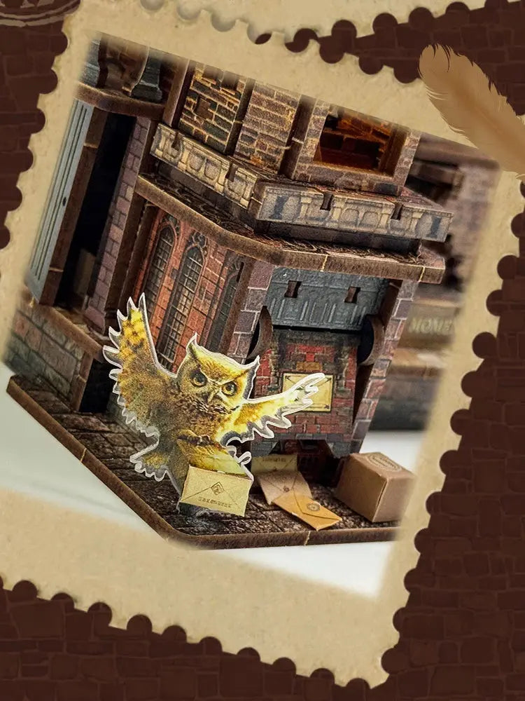 Owl Post Office DollHouse - Model to assemble
