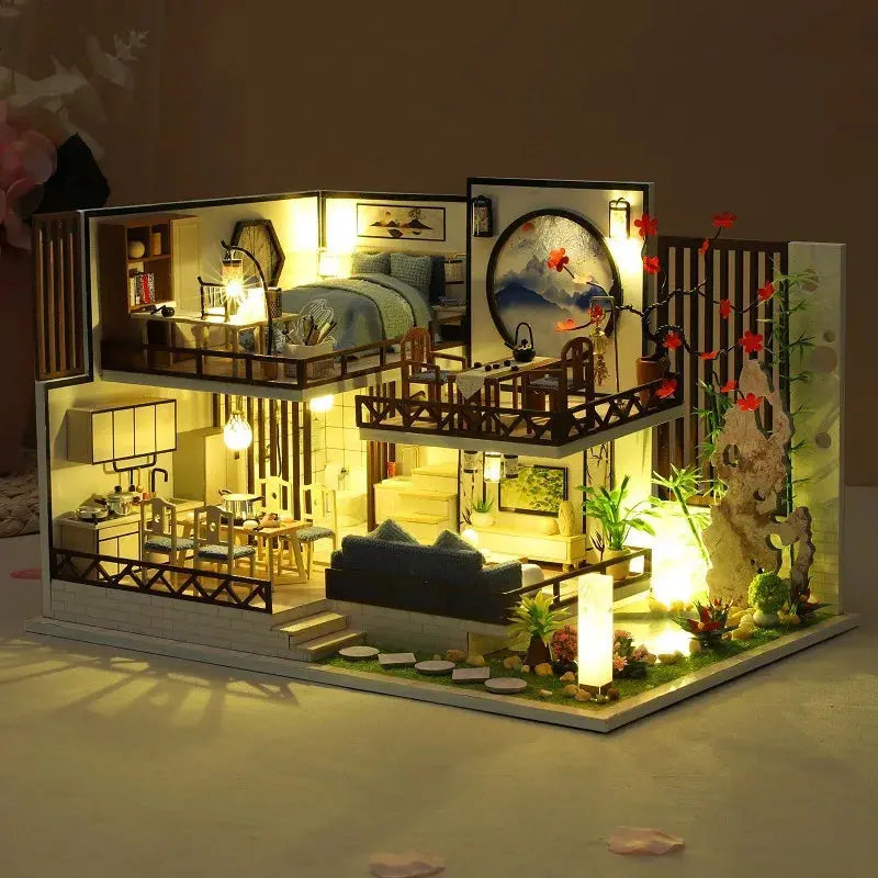 Wooden Miniature House - Model to assemble