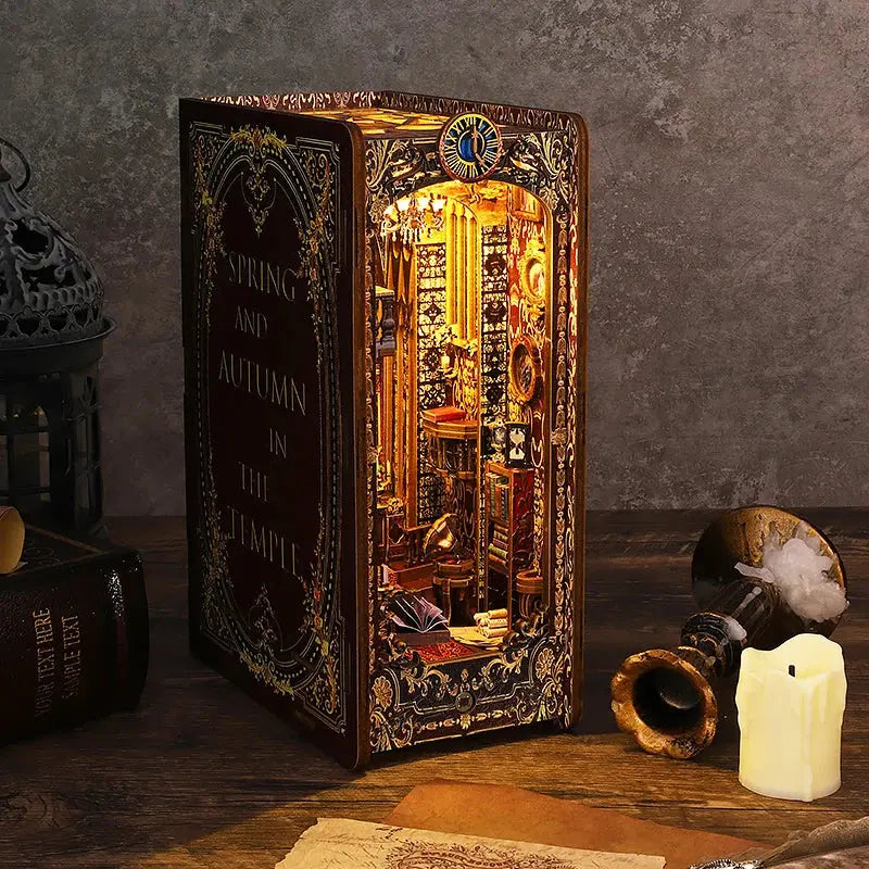 DIY bookend Kits With LED Light - Model to assemble