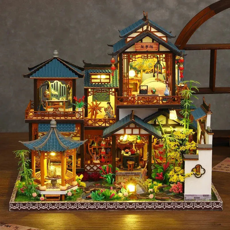 Asian DollHouse Model - Model to assemble