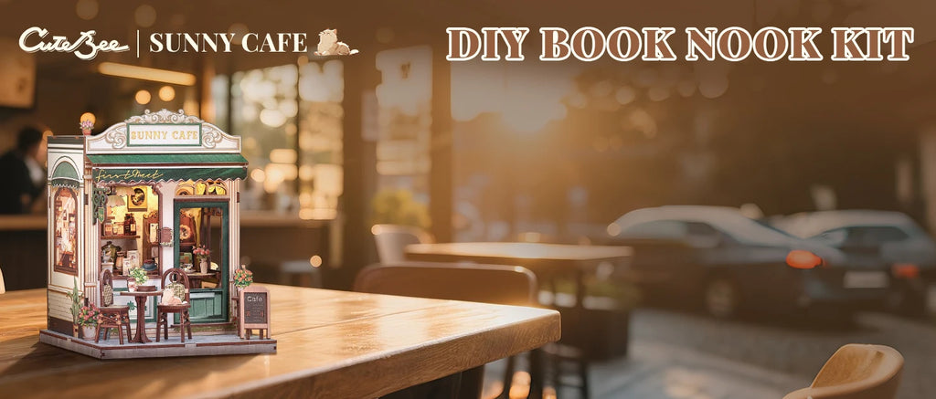 Japan Style Book Nook - Model to assemble