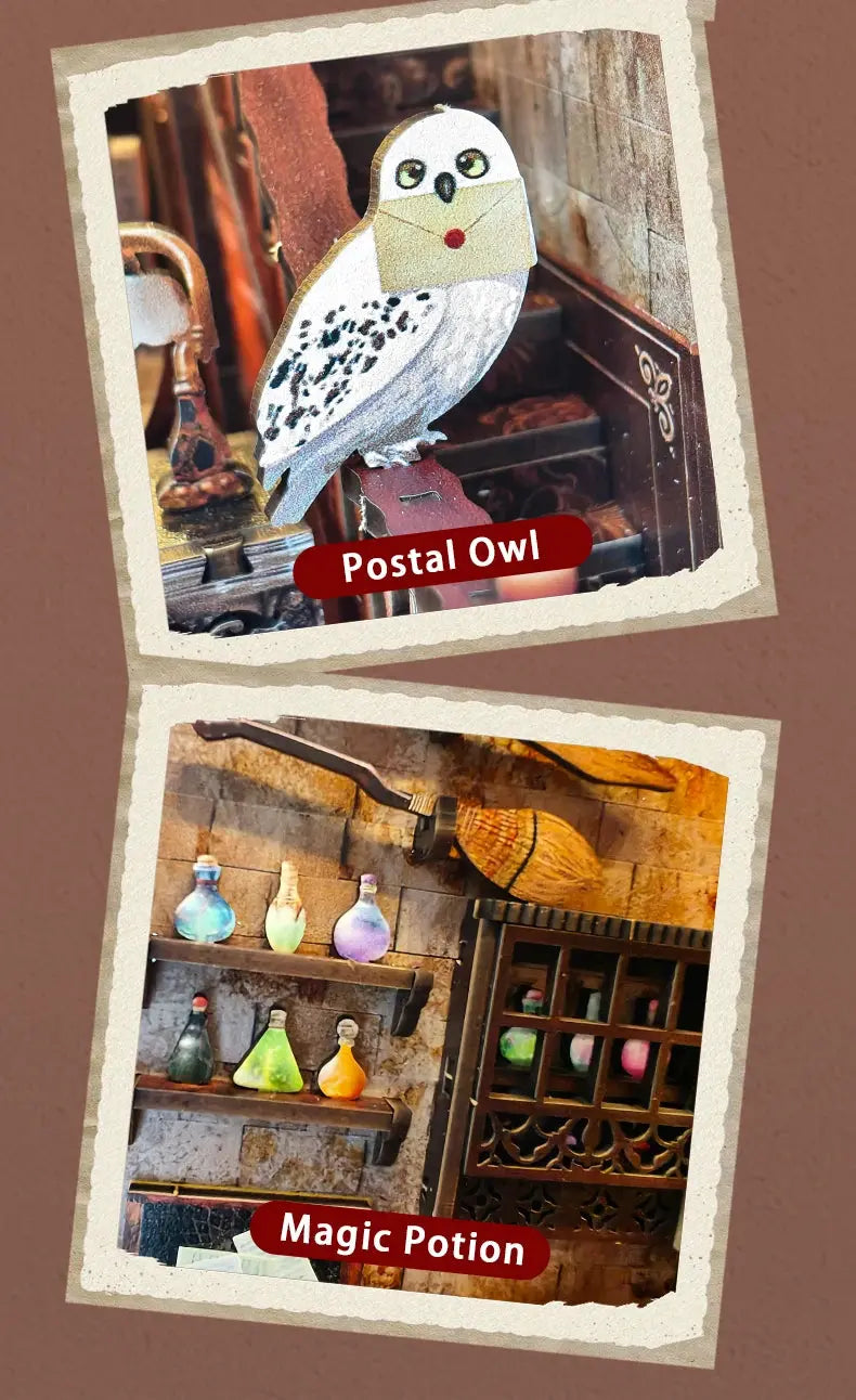 Magic Academy Figurines Miniatures Bookend - Model to assemble