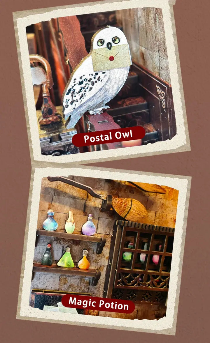 Magic Academy Figurines Miniatures Bookend - Model to assemble