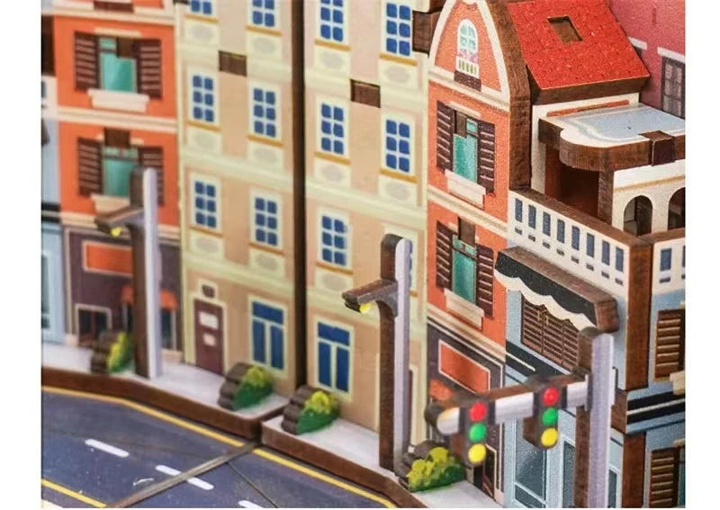 UP Book Nook Figurines Miniature Kits Bookshelf - Model to assemble