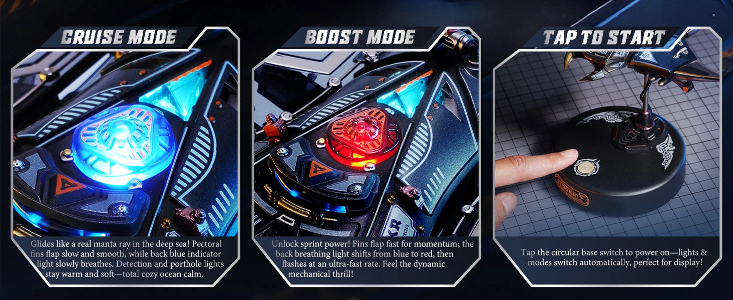 Manta Ray Mechanical - Model to assemble