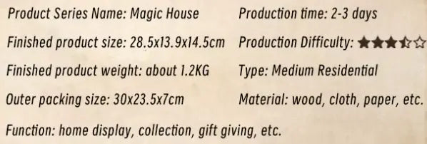 Magic Shop Dollhouse Model to assemble