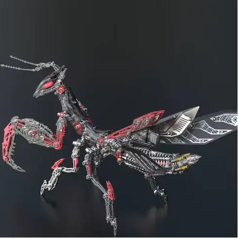 Metal Mechanical Praying Mantis Model Kit