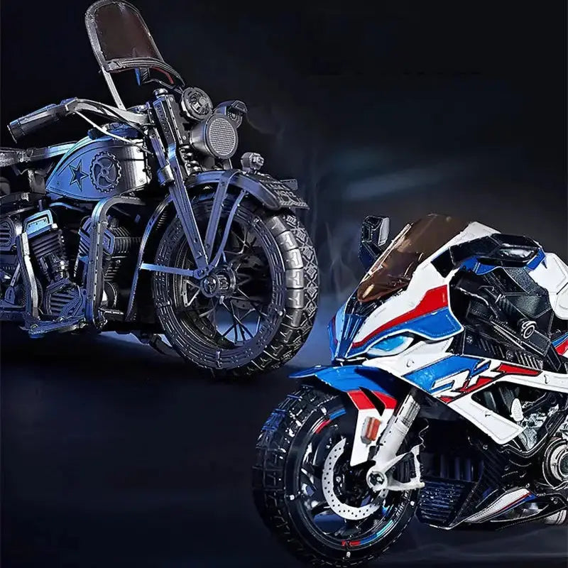 Metal Motorcycle 3D Kits DIY - Model to assemble