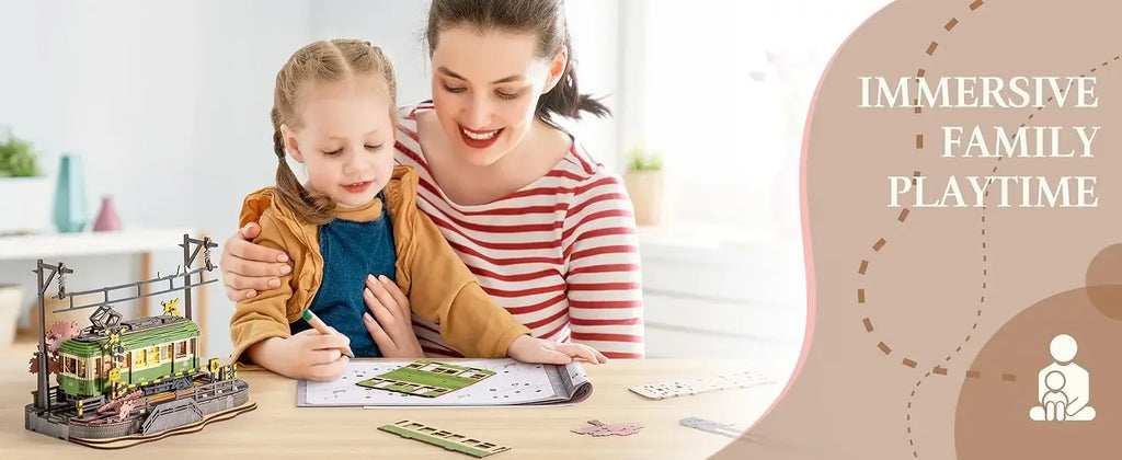 Sakura Journey Tram (with LED Lights) - Model to assemble