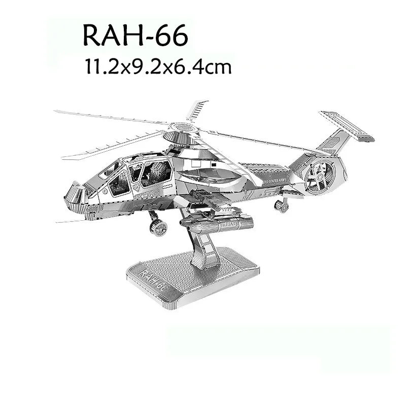 Metal Aircraft 3D Puzzle Model Kits DIY Model to assemble