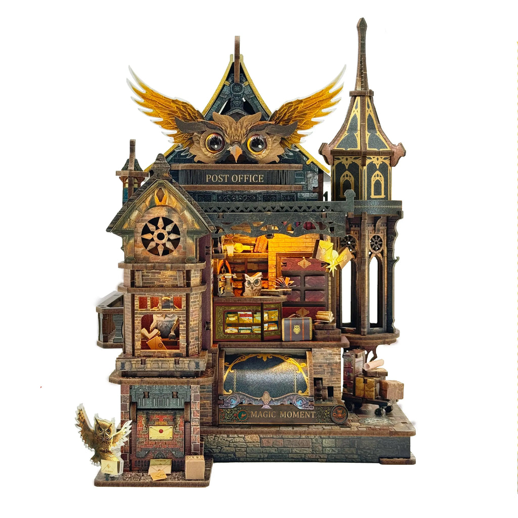 Owl Post Office DollHouse - Model to assemble