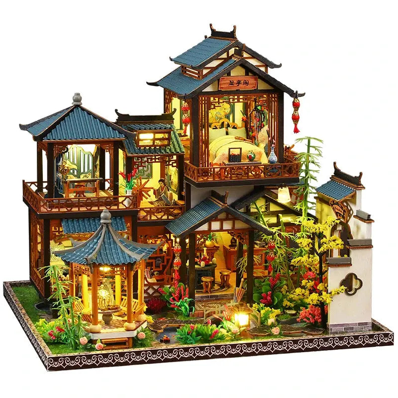 Asian DollHouse Model - Model to assemble