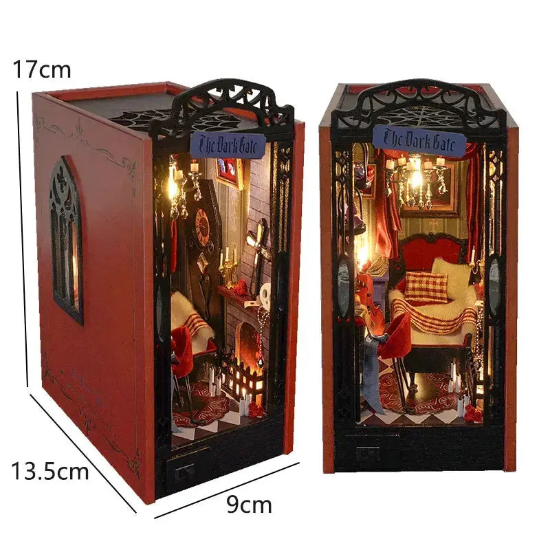 DIY bookend Kits With LED Light - Model to assemble