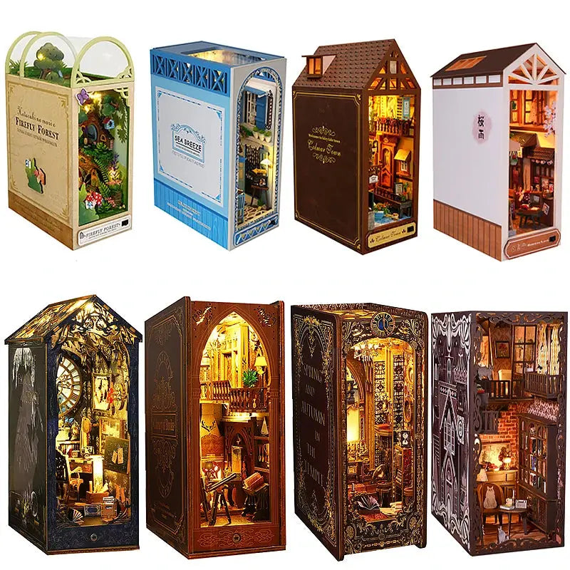 DIY bookend Kits With LED Light - Model to assemble