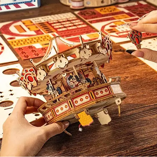 Wooden Playground Miniature Model - Model to assemble
