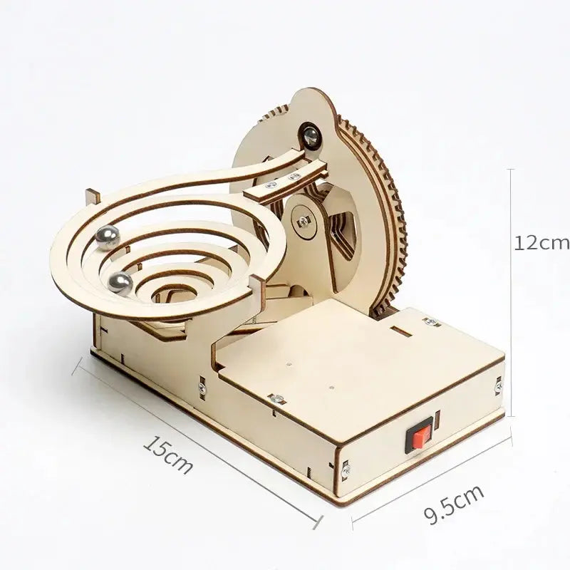 DIY Assemble Mechanical Marble Run - Model to assemble