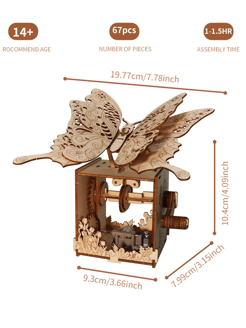 Butterfly Music Box