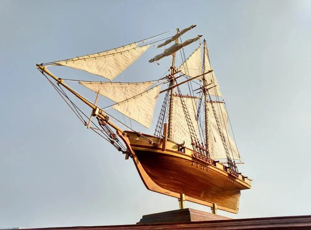 Wooden Assembled Ancient Sailboat Model Kit - Model to assemble