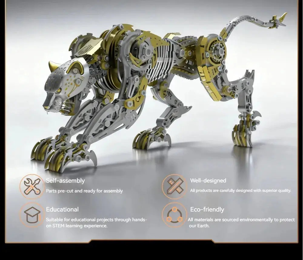 Metal Cheetah Assembly Model - Model to assemble