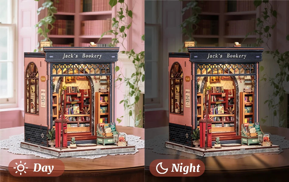 Japan Style Book Nook - Model to assemble