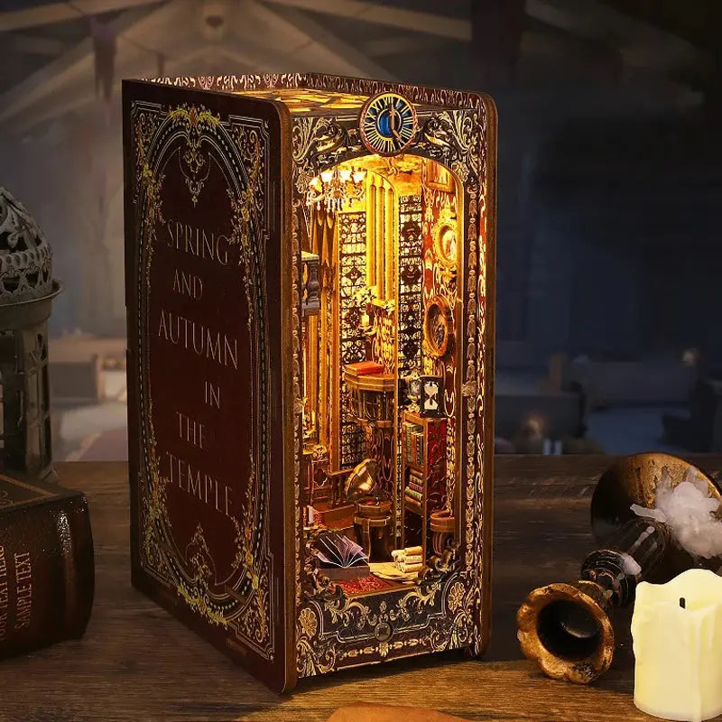 DIY bookend Kits With LED Light - Model to assemble