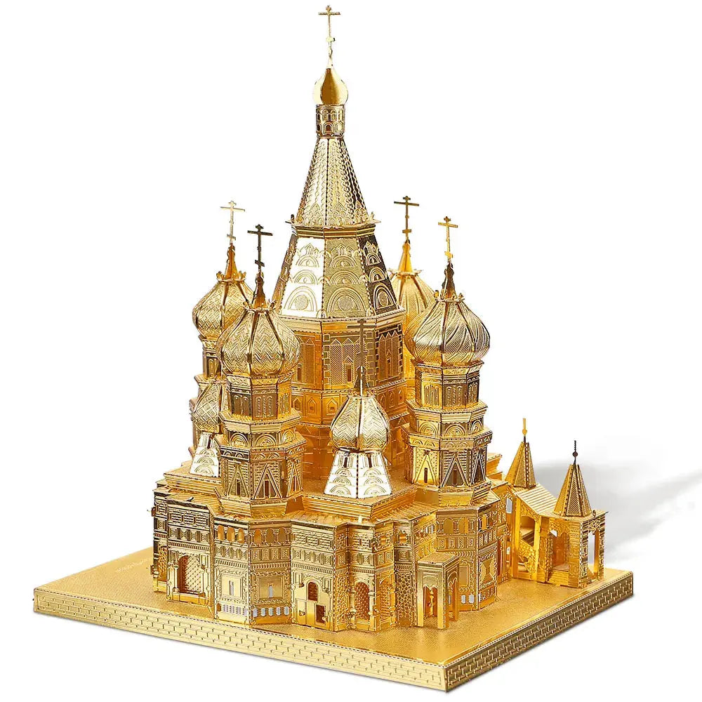 Saint Basil's Cathedral 3D Metal Puzzle - Model to assemble