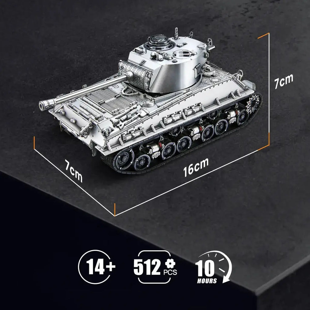 M4 Sherman 1:48 3D Metal Model Kit